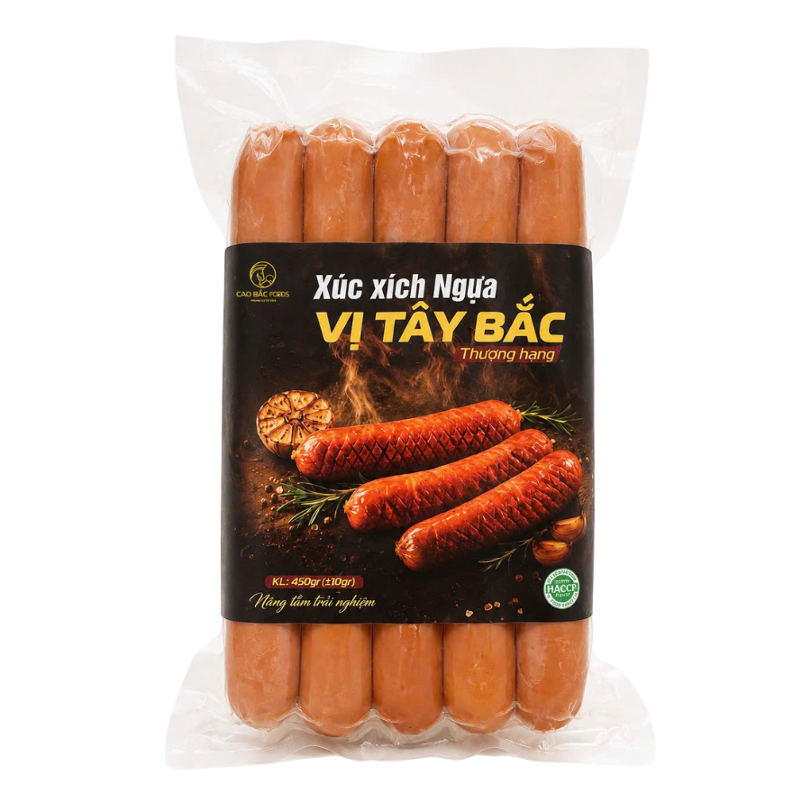 Xúc Xích Ngựa Cao Bắc Vị Tây Bắc Thượng Hạng SIZE 450G