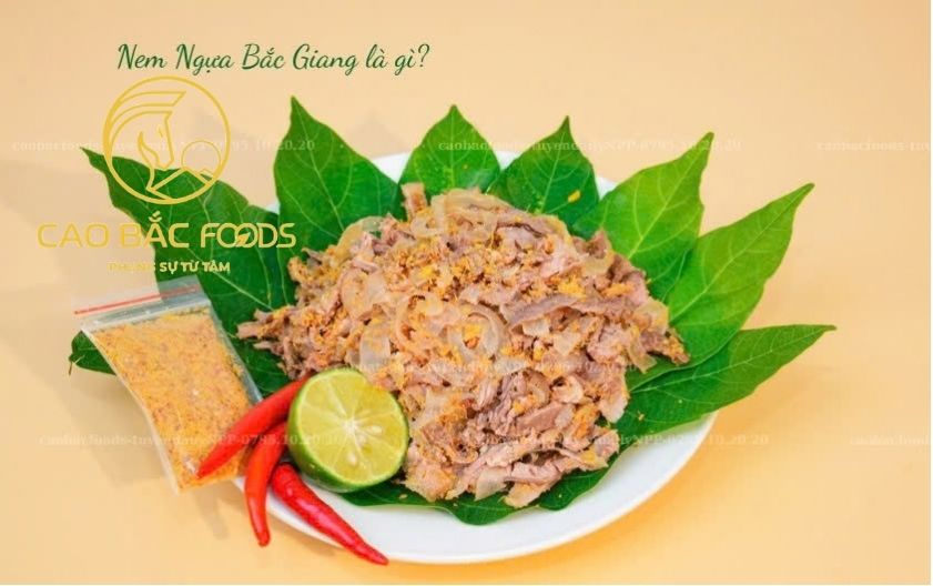 Đặc sản thịt ngựa bắc giang