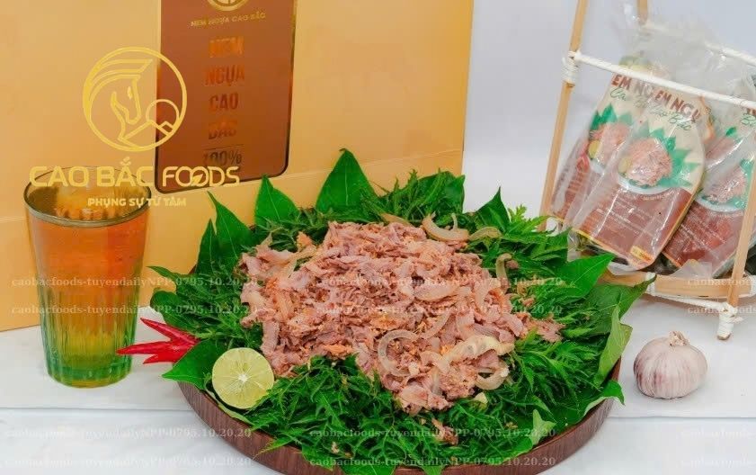 Nem ngựa đặc sản tây bắc
